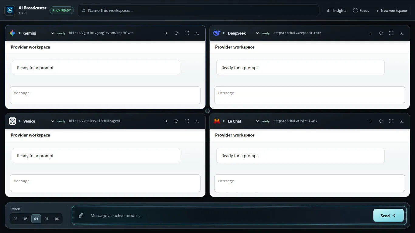 AI Broadcaster screenshot